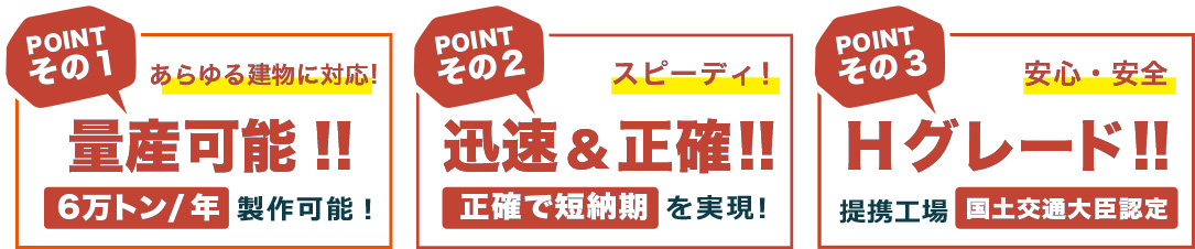鉄骨製作はOSPにお任せください!!